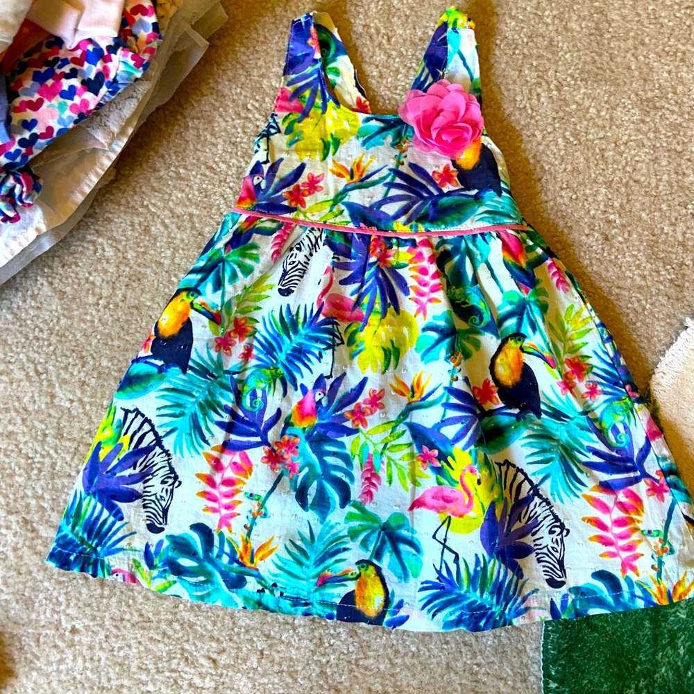18M tropical dress